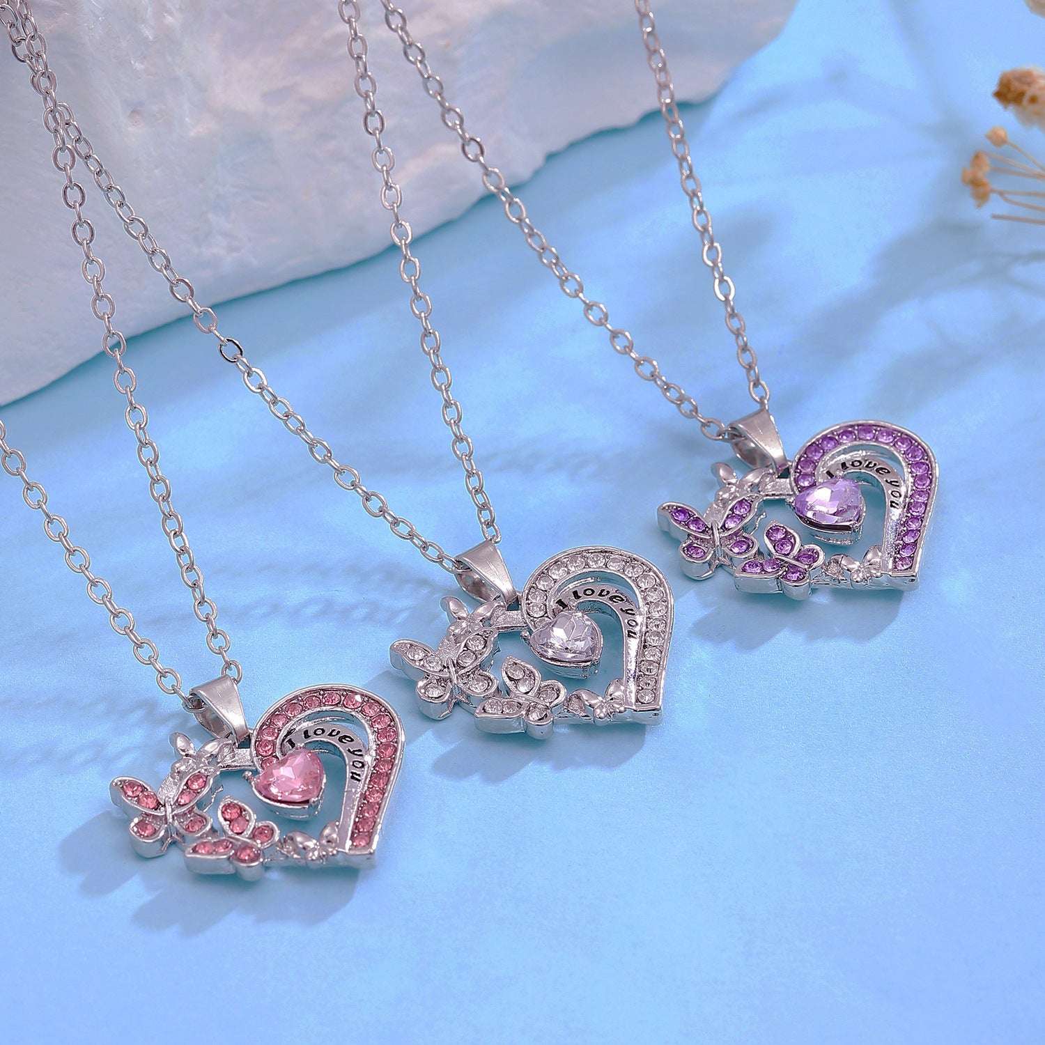 Ins Butterfly Love Necklace