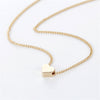 Fashion Gold Color Double-sided Love Necklace