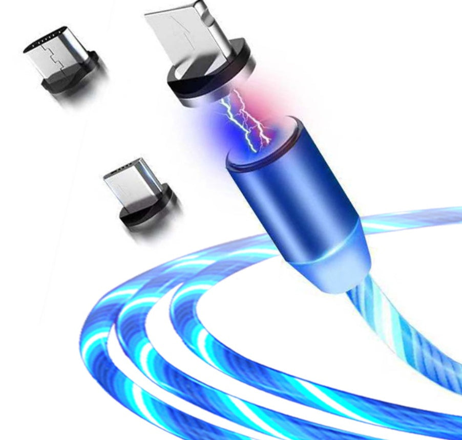 Flowing Light Magnetic Data Cable