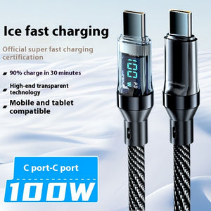 Digital Display Super Fast Charge Data Cable