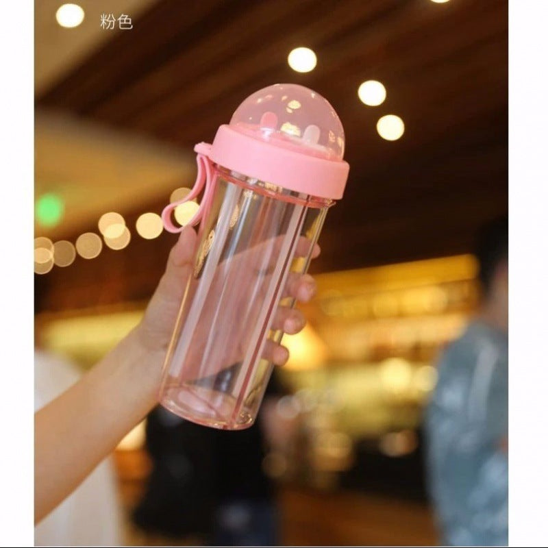 Double Drink Cup Water Bottle