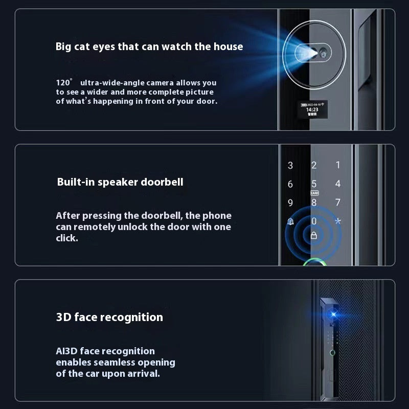 3D Face Recognition  Fingerprint Door Lock