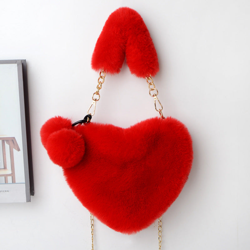 Soft Plush Love Handbags