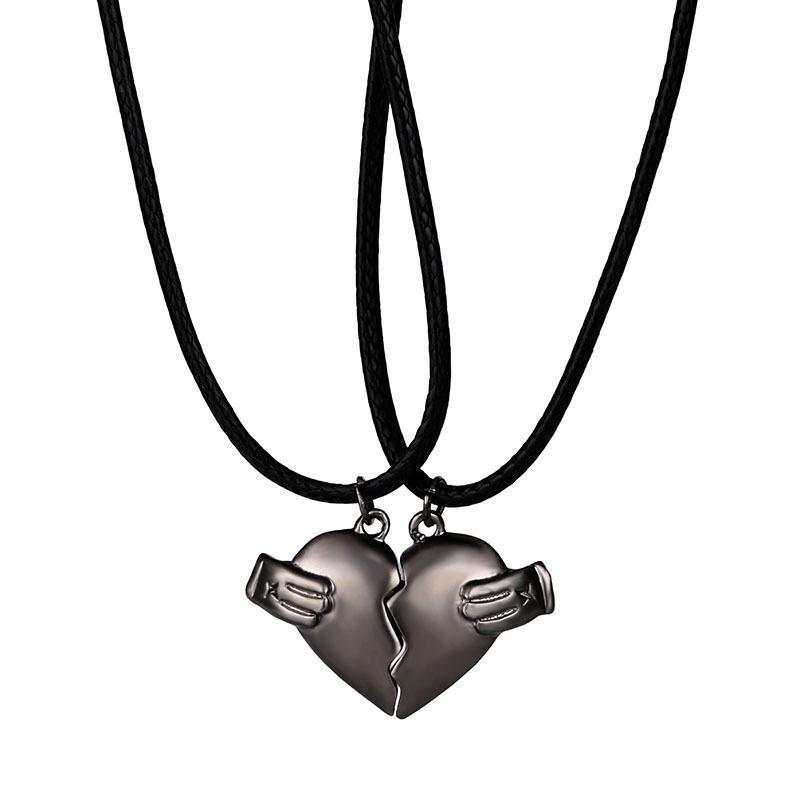 Love Heart-Broken Magnetic Necklace