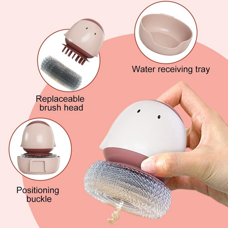 Liquid Filling Dishwashing Brush