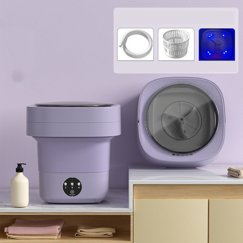 Mini Drum Folding Washer for Intimates & Travel Use