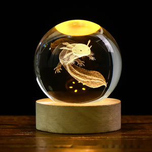 Luminous Starry Sky And Planets  Crystal Ball