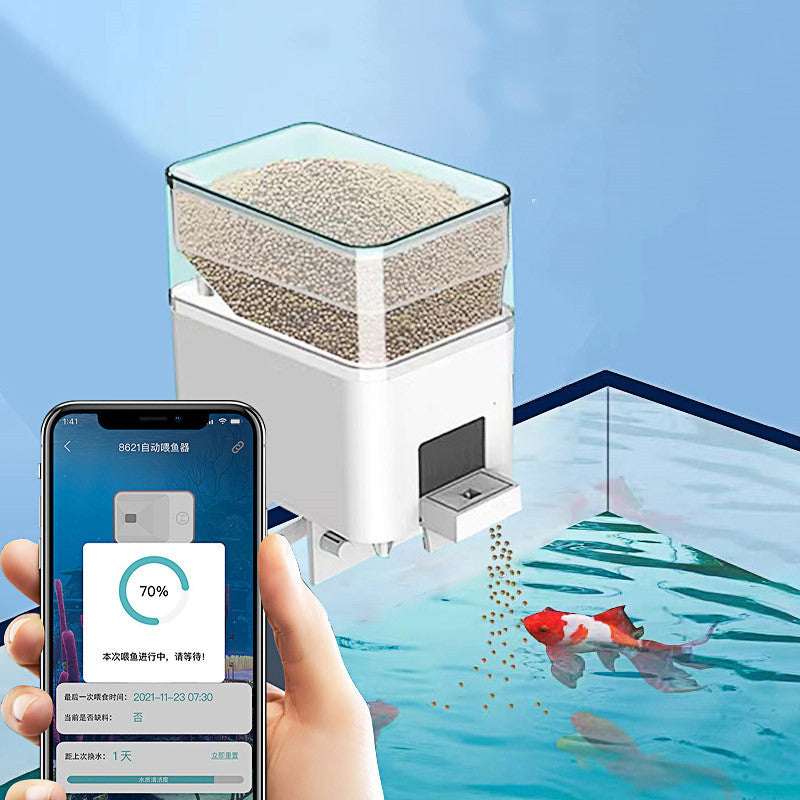 Automatic Fish Feeding Machine with WiFi