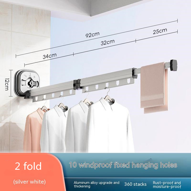Zen Dry – Retractable Wall Clothes Hanger