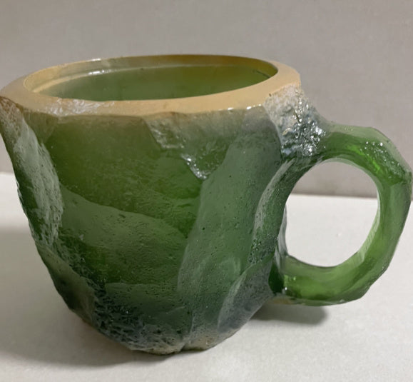 400ml Resin Mineral Crystal Coffee Mug with Handle