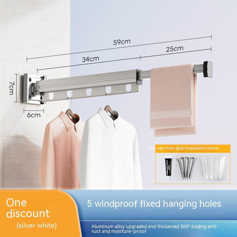 Zen Dry – Retractable Wall Clothes Hanger