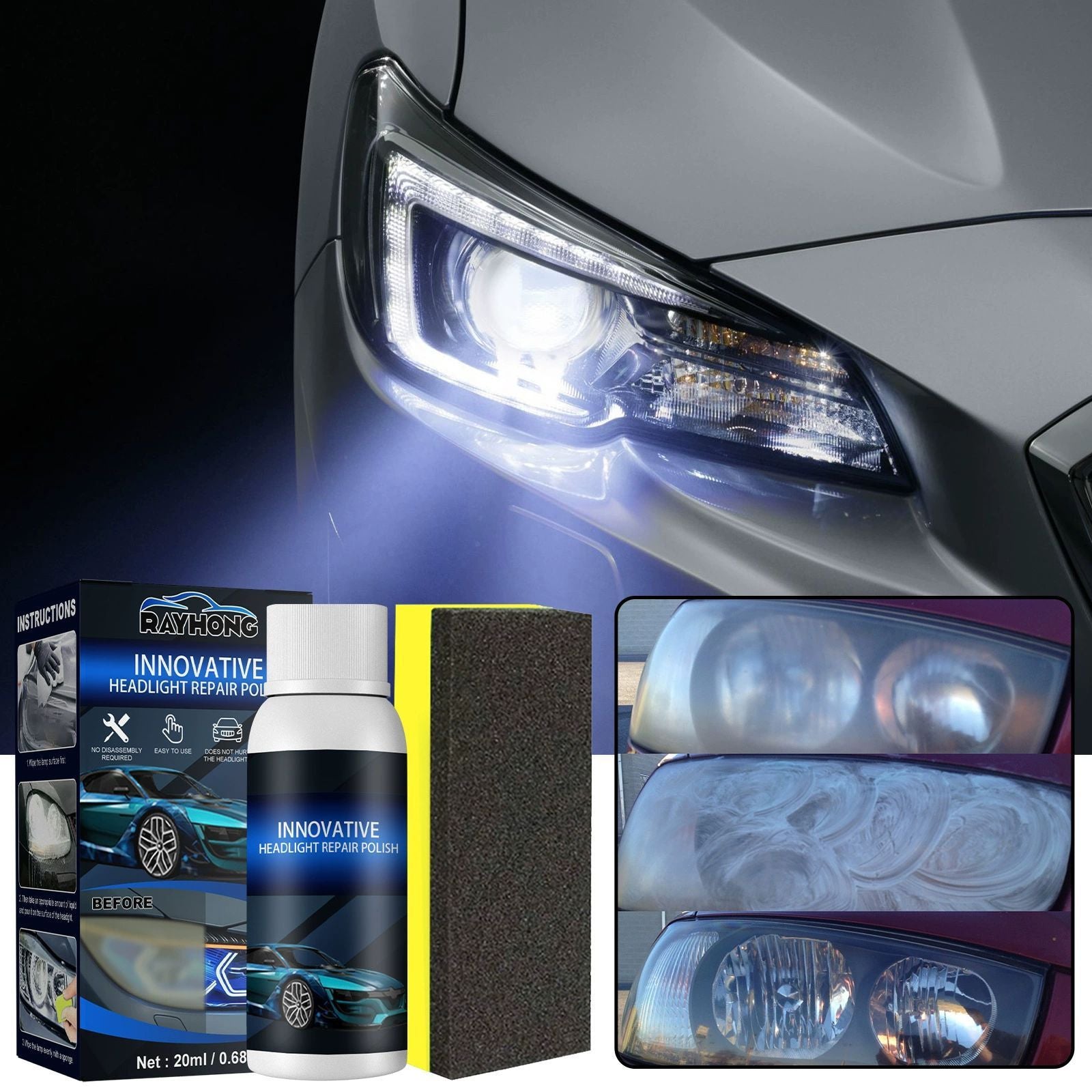 Car Headlight Repairing Liquid