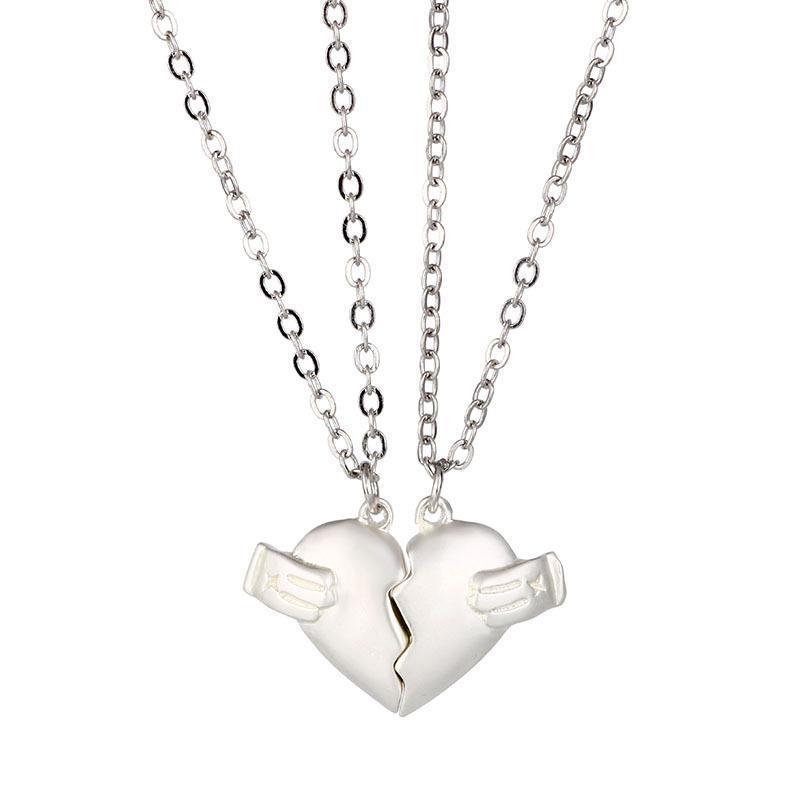 Love Heart-Broken Magnetic Necklace