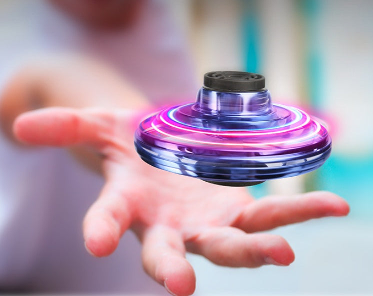 Mini LED UFO Spinner Toy