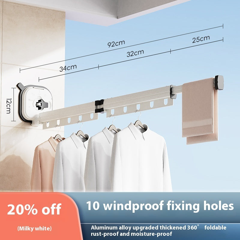 Zen Dry – Retractable Wall Clothes Hanger