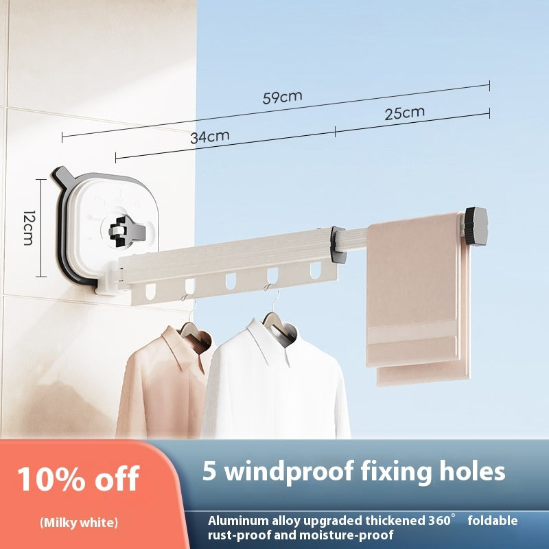 Zen Dry – Retractable Wall Clothes Hanger