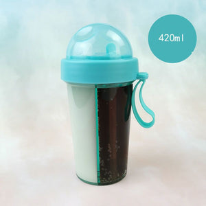 Double Drink Cup Water Bottle