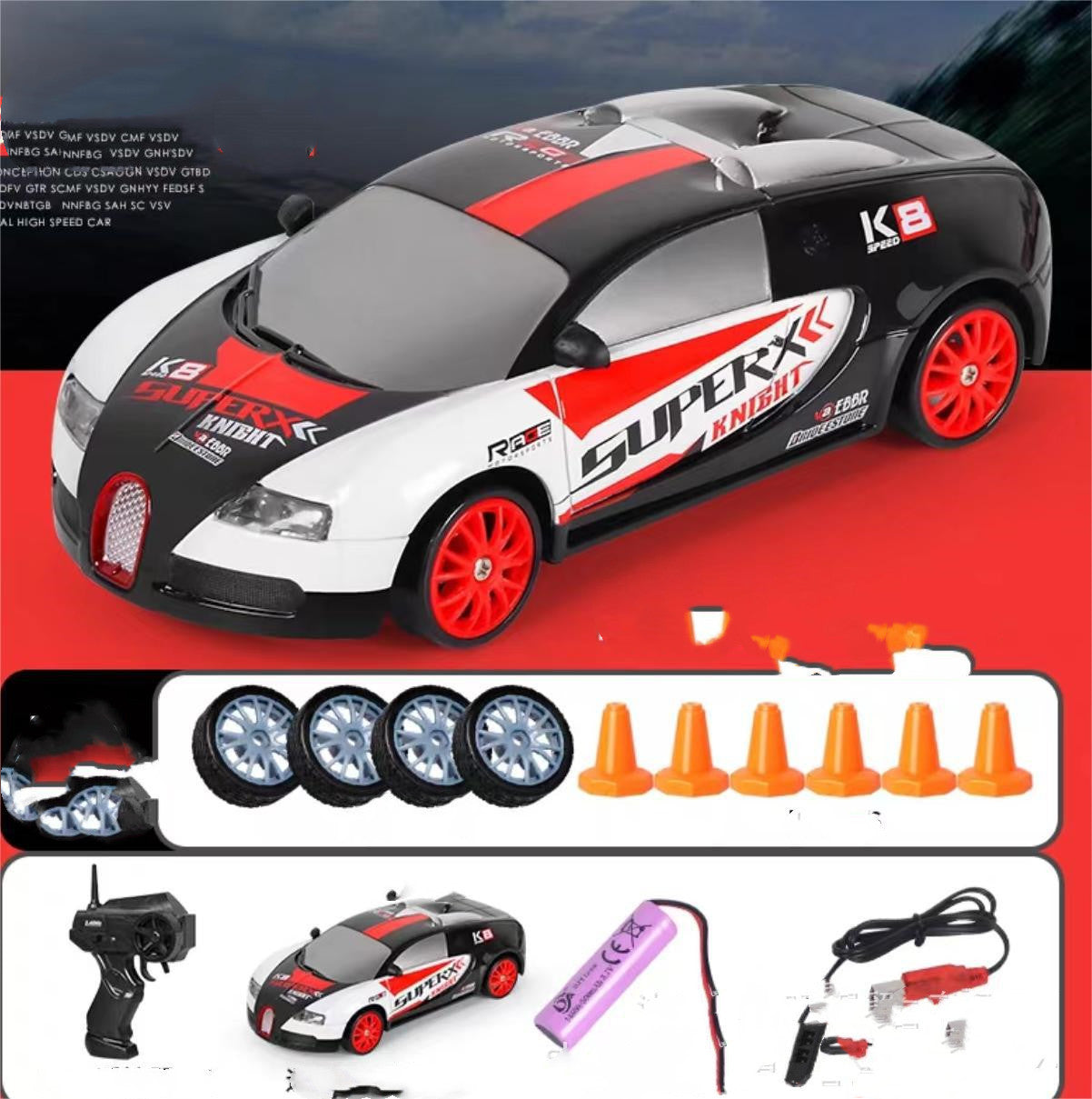 Turbo Drift GTR – Remote Control Racing Car