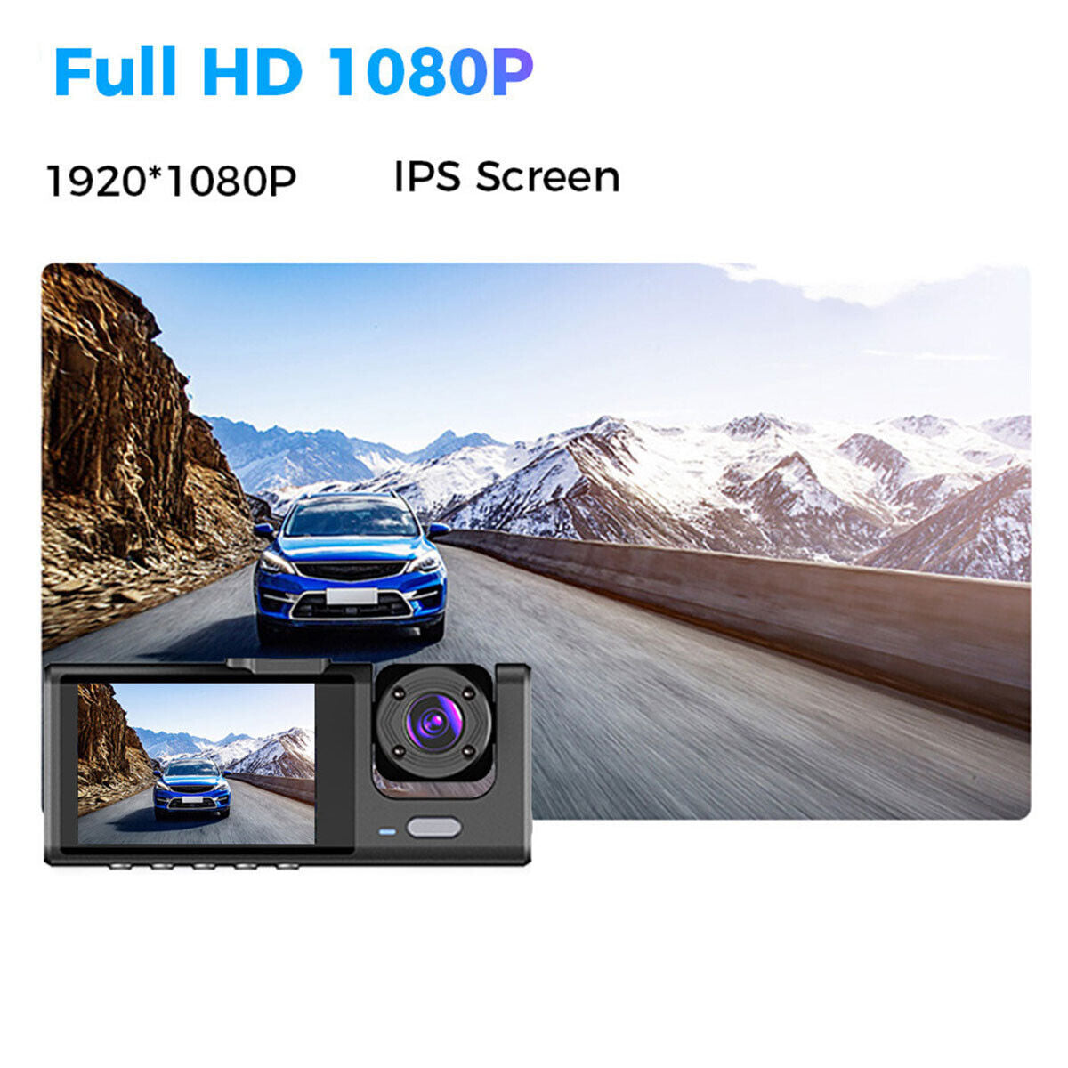 1080P DVR Front And Rear Camera Video Recorder