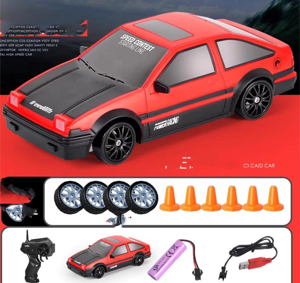 Turbo Drift GTR – Remote Control Racing Car