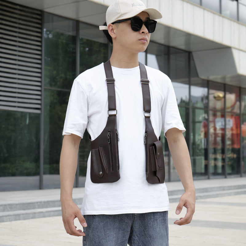 Leather Secure Phone Bag