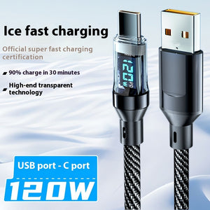 Digital Display Super Fast Charge Data Cable