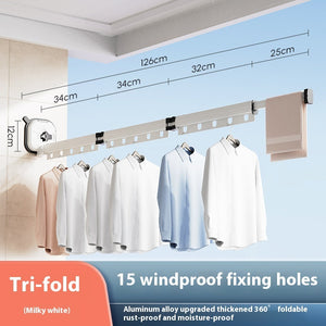 Zen Dry – Retractable Wall Clothes Hanger