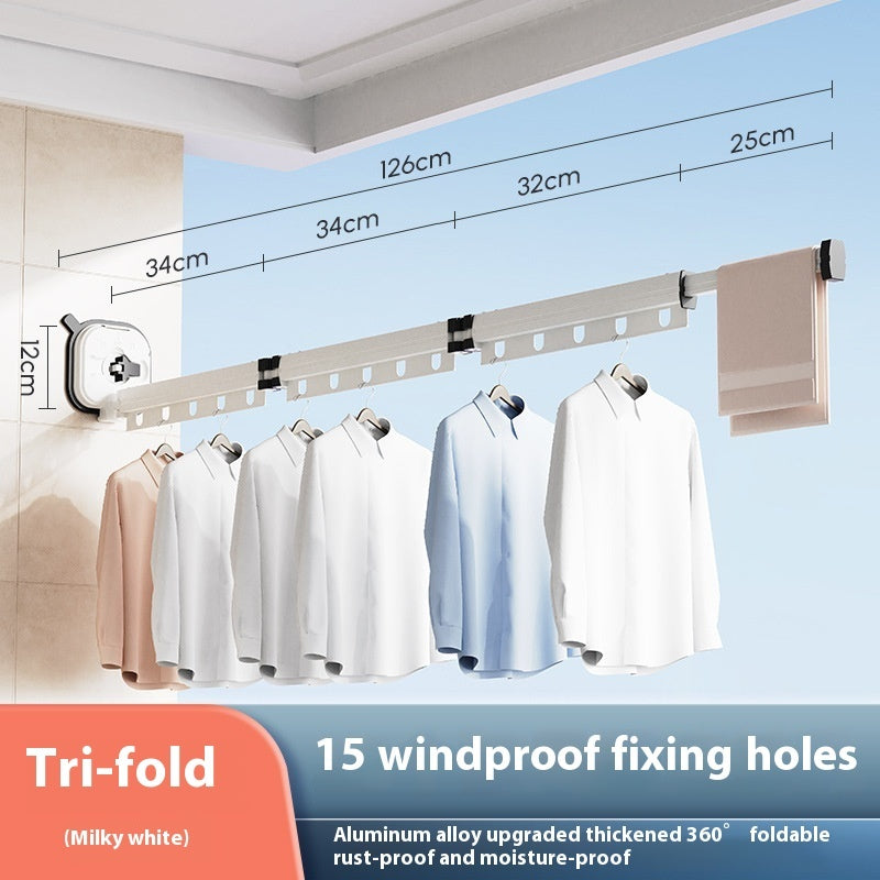 Zen Dry – Retractable Wall Clothes Hanger