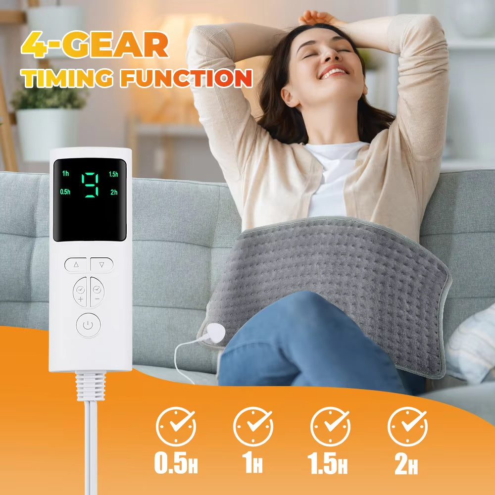 Electric Heating Pad Blanket with Timer