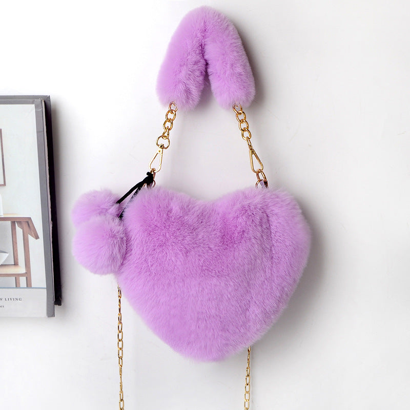 Soft Plush Love Handbags