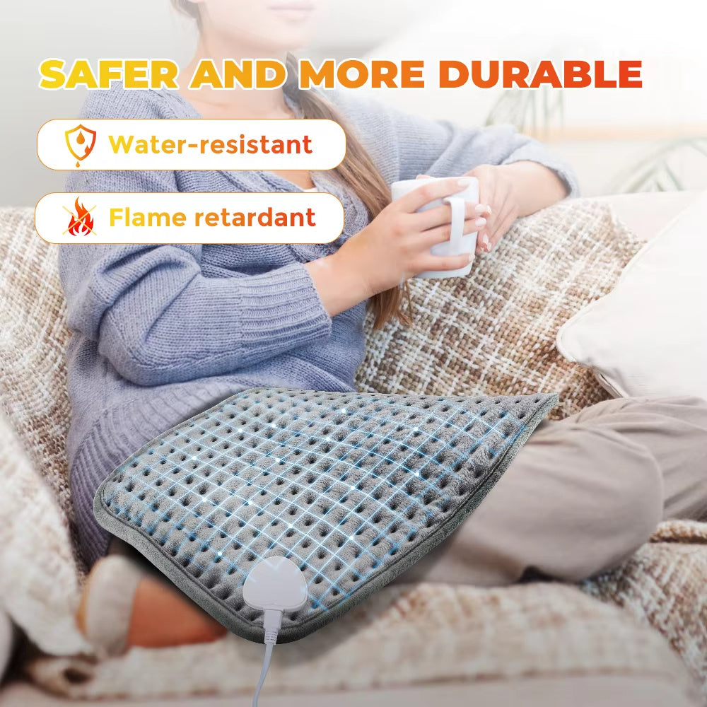 Electric Heating Pad Blanket with Timer