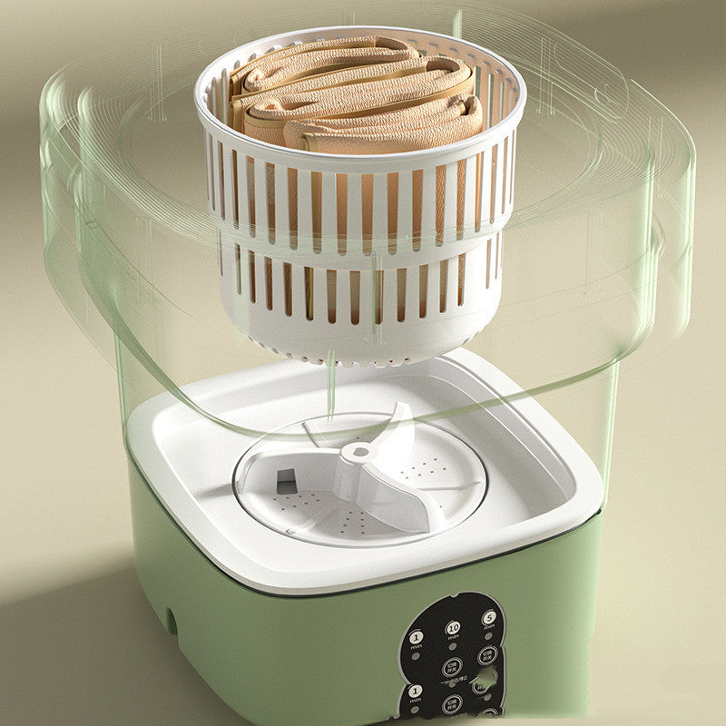 Mini Drum Folding Washer for Intimates & Travel Use