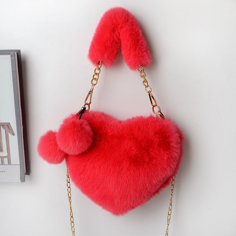 Soft Plush Love Handbags