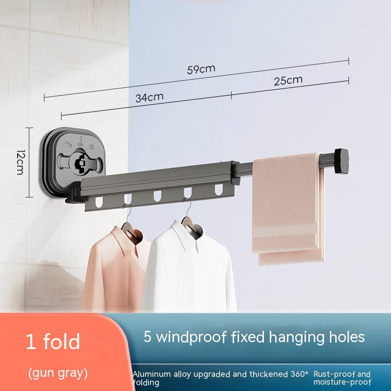 Zen Dry – Retractable Wall Clothes Hanger
