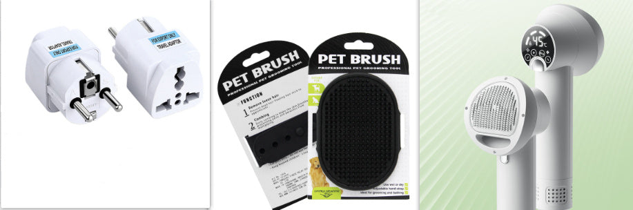 Silent Pet Dryer & Grooming Comb