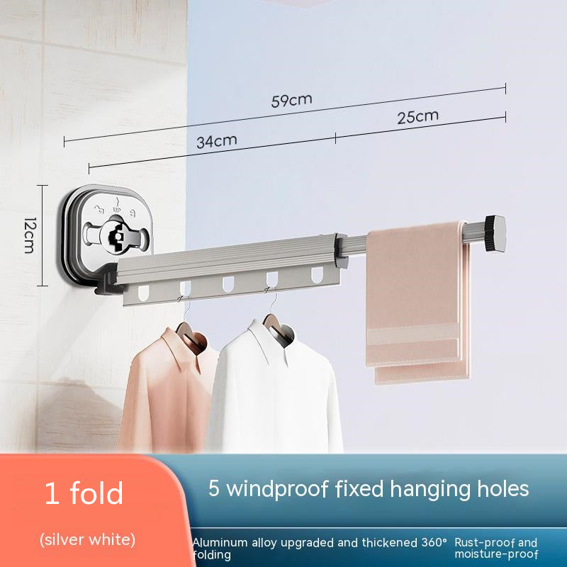 Zen Dry – Retractable Wall Clothes Hanger