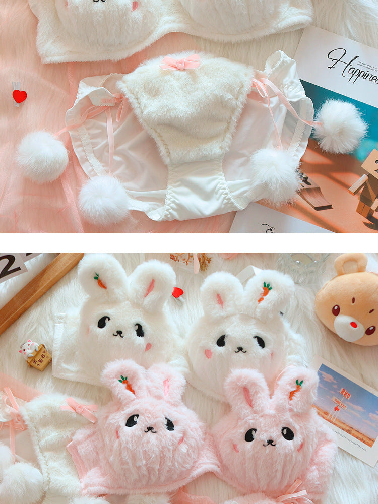 Cute Plush Lingerie Set