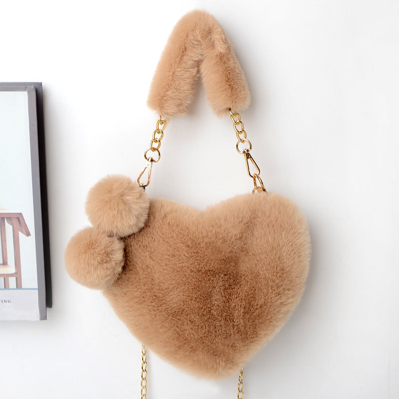 Soft Plush Love Handbags