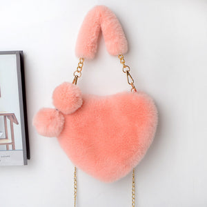 Soft Plush Love Handbags