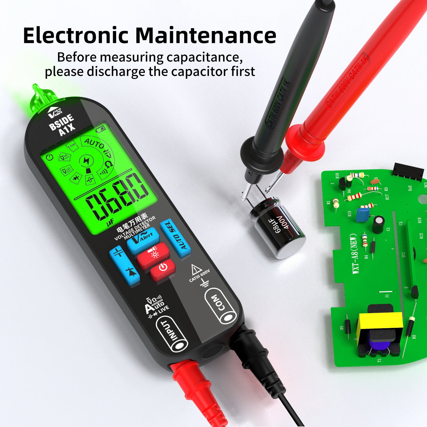 Mini Digital Rechargeable Electro probe