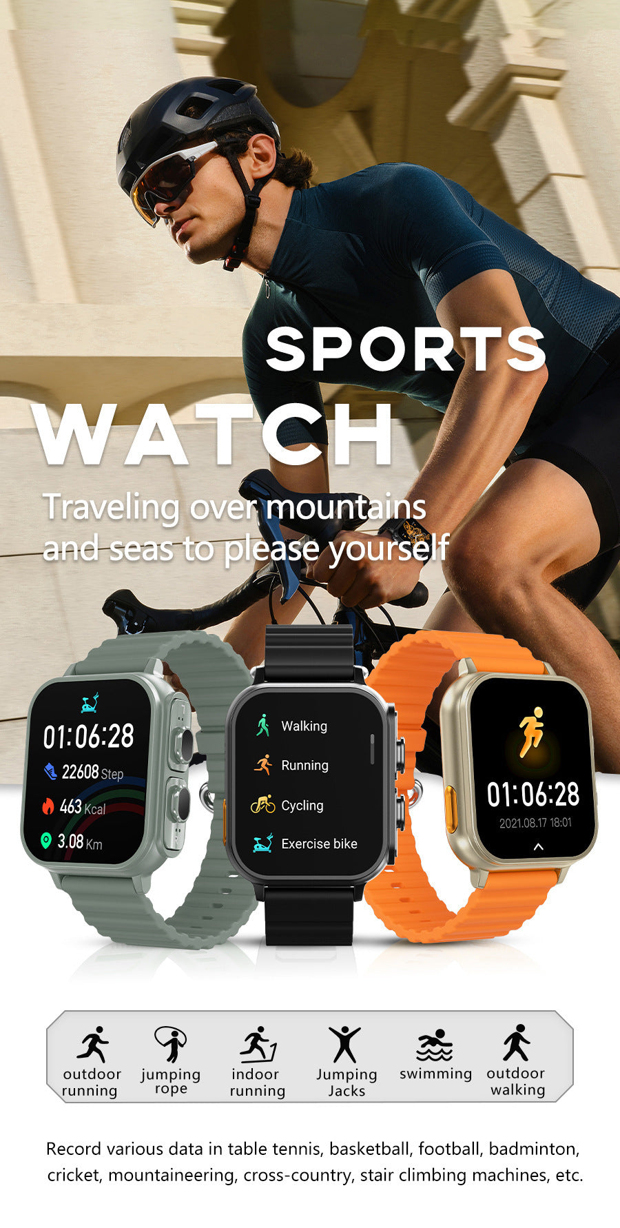 Two-in-one Smart Watch with Earbuds