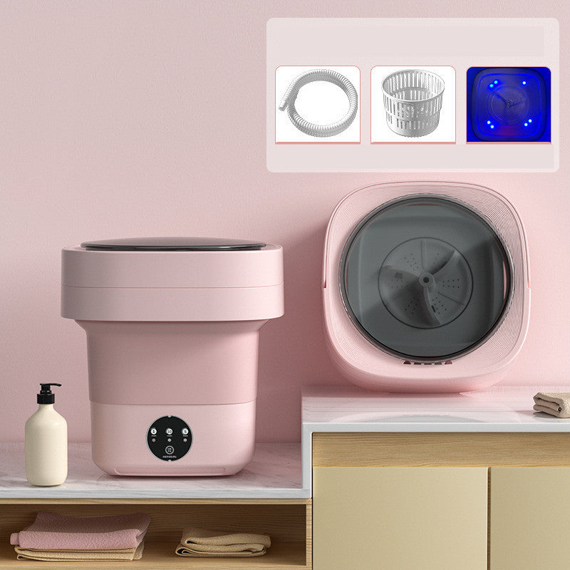 Mini Drum Folding Washer for Intimates & Travel Use