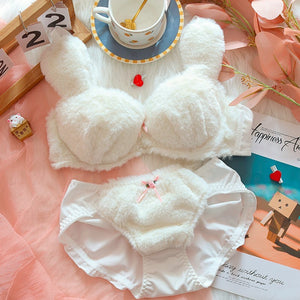 Cute Plush Lingerie Set