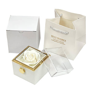 Rotating Rose  Flower Gift Box