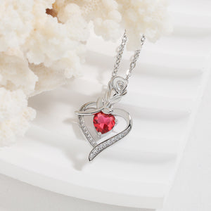 Rose Heart Love Necklace