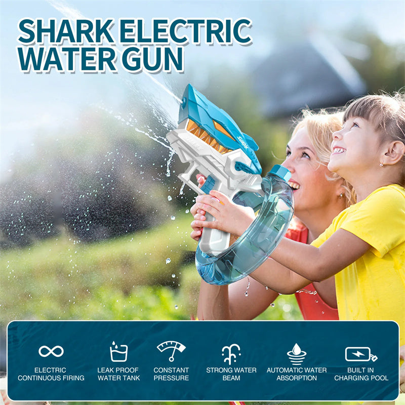 Electric Water Gun Shark Toy