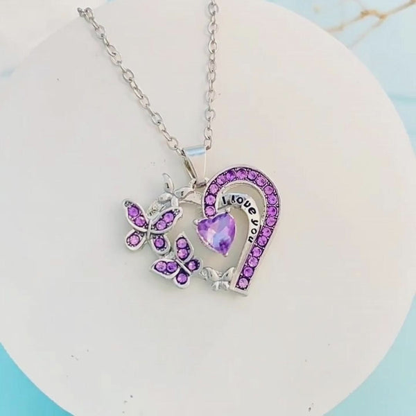 Ins Butterfly Love Necklace