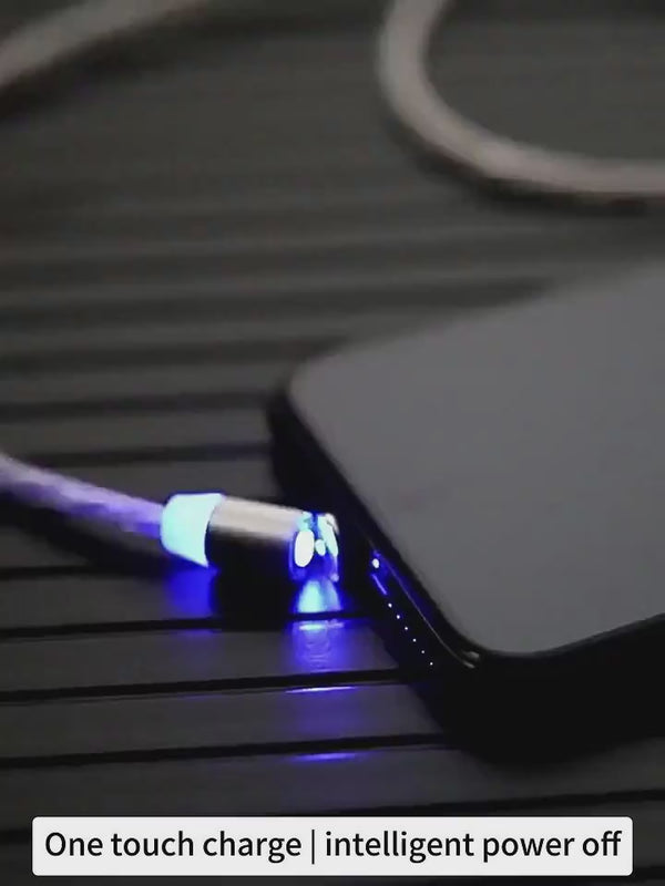 Flowing Light Magnetic Data Cable