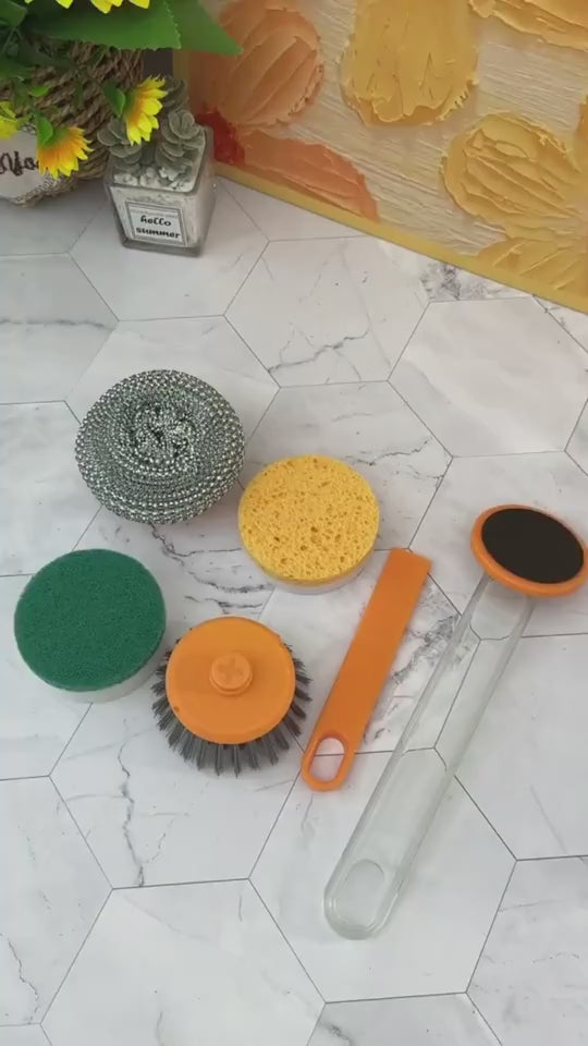 Multi Functional Frying Wok Cleaning Brush